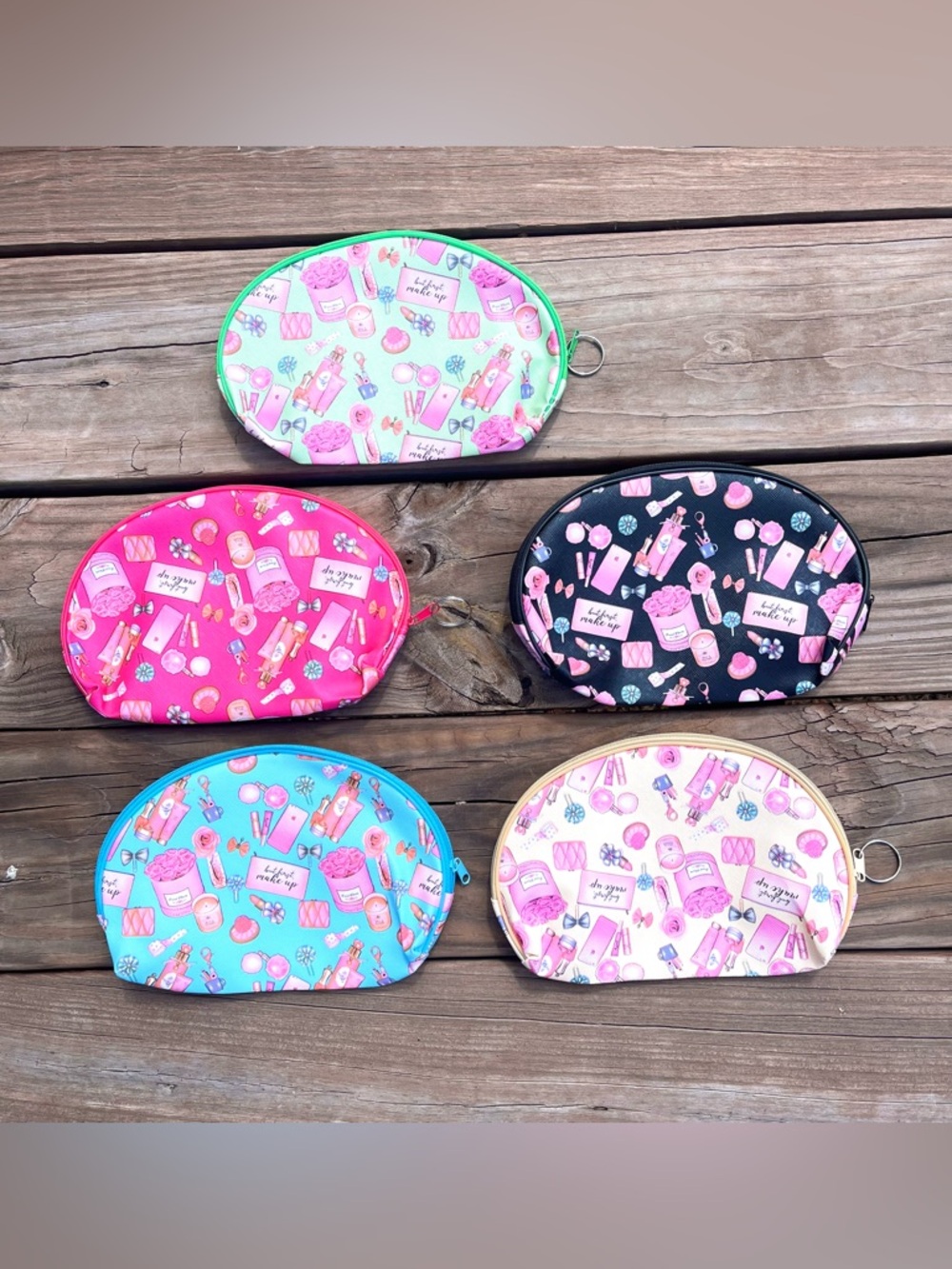 One Fashion Cosmetic Makeup Bag (Choose a Color) NWOT - Picture 2 of 3
